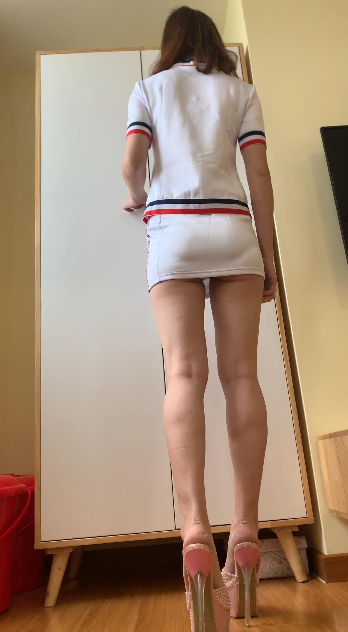 制服诱惑 美足写真 长腿包臀裙