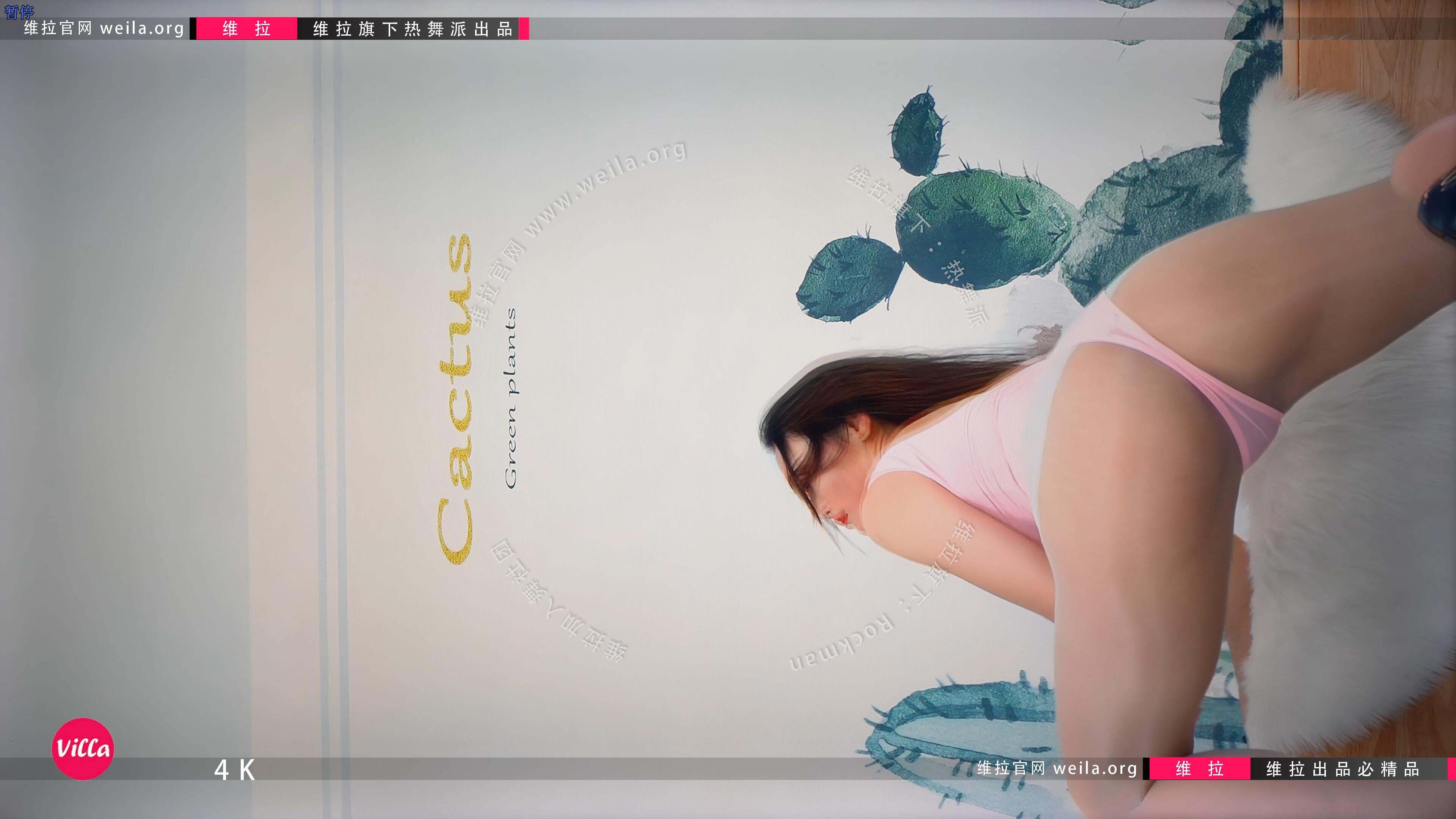 维拉热舞丁字裤BB若隐若现私房热舞：热辣舞姿，激情演绎