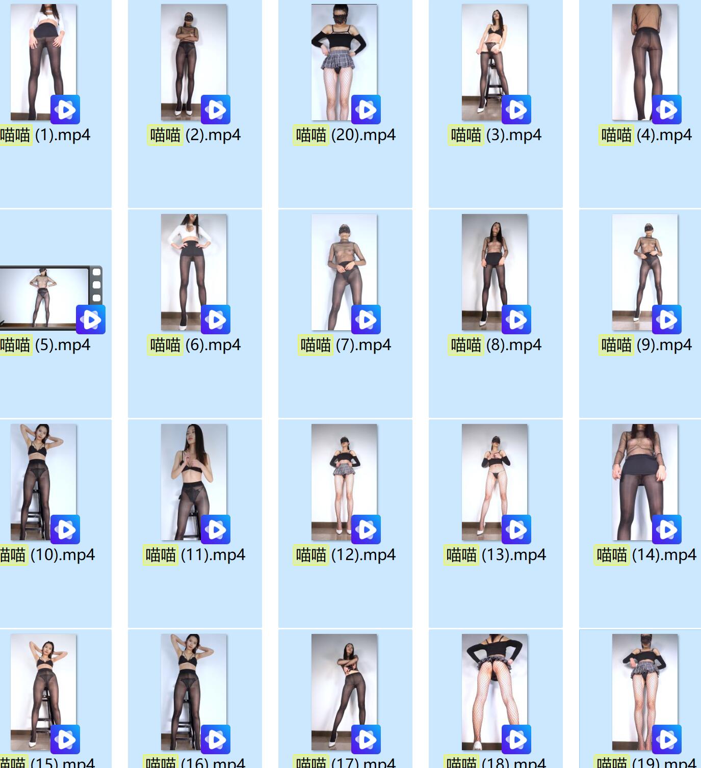 1080P维拉大尺度热舞喵喵 – 私人订制20V，4.05GB