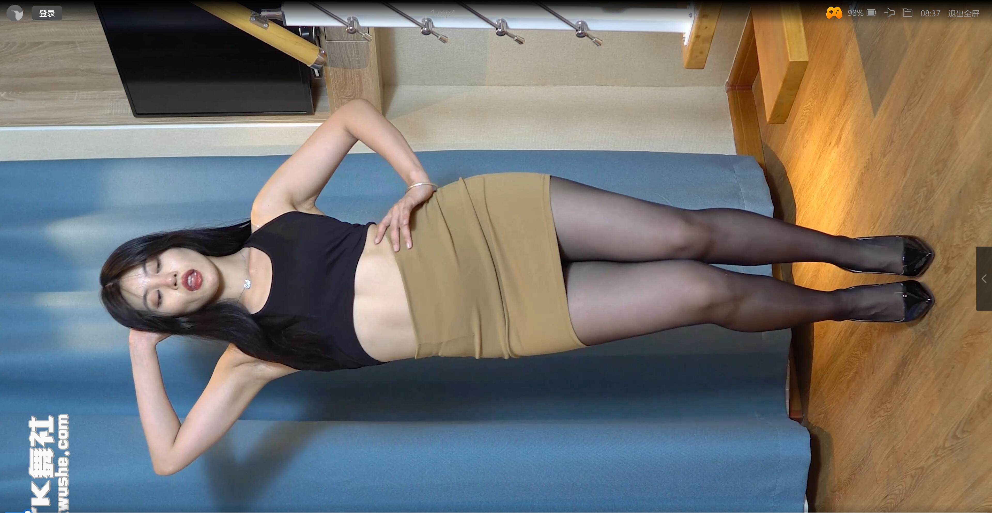 TK舞社夕夕 职业装热裤包臀裙热舞FHD~4K