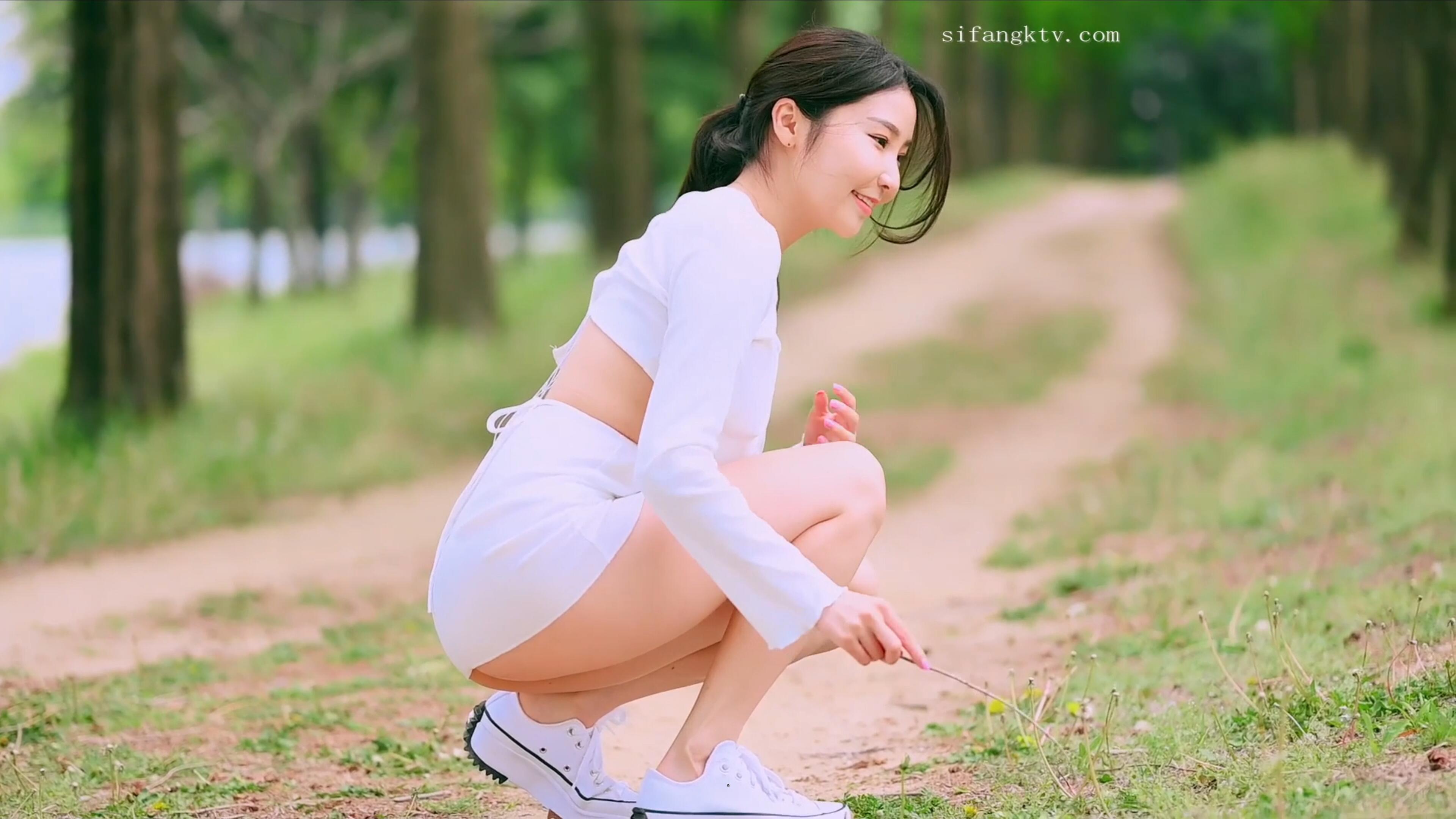 韩国健身女 无内豪乳