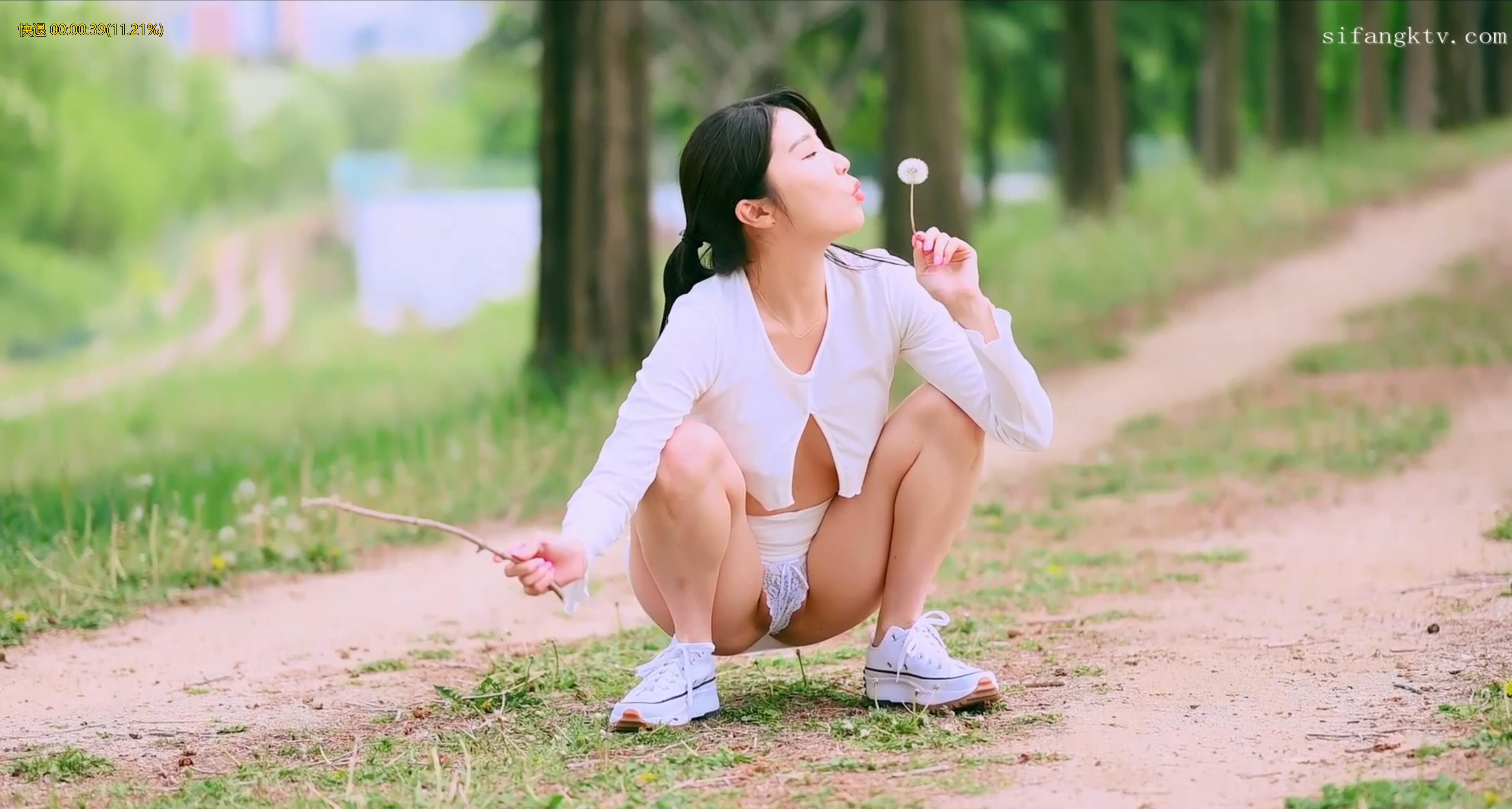 韩国健身女 无内豪乳