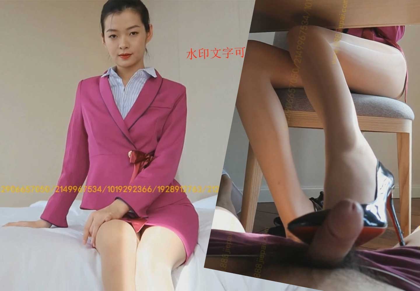 端庄优雅气质大学生模特私拍各种大尺度OL制服职业装