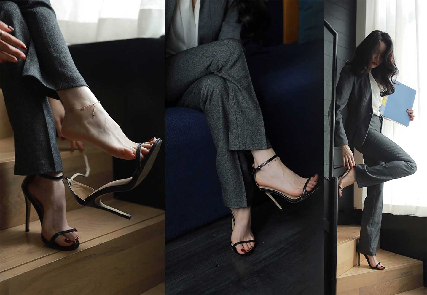 Sia不吃鱼 西服高跟美脚玉足秀