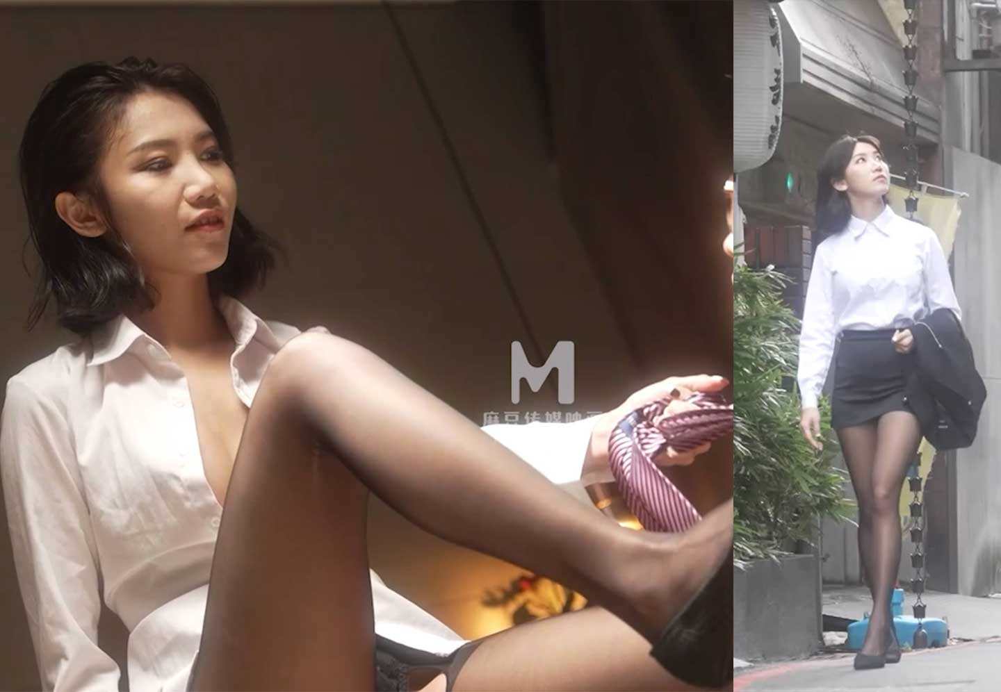 职场OL女下属调教丝足控男上司